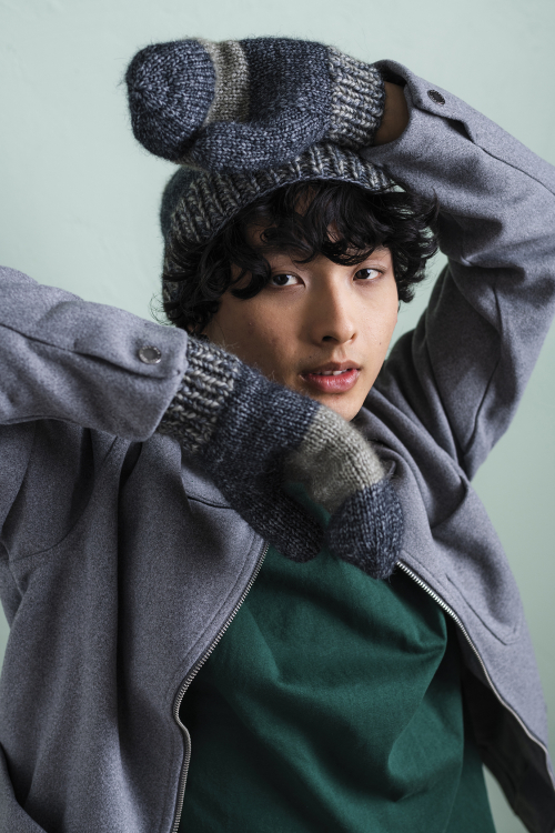 Varzo – mössa med blockränder