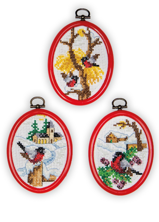 Domherrar - 3 pack flexitavlor | Eddna SE