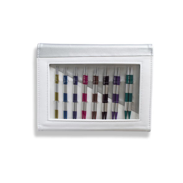 KnitPro Smartstix Deluxe - Set med ändstickor (8 par, 13 cm)