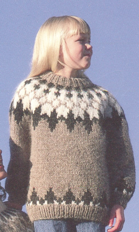 Islandströja till herr, dam och barn