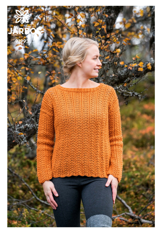 Damtröja med spetsmönster