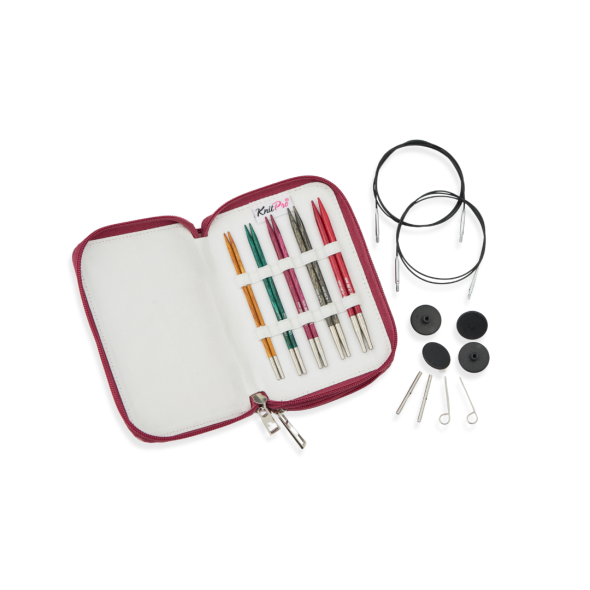 KnitPro Dreamz Starter - Set med ändstickor (5 par, 13 cm)