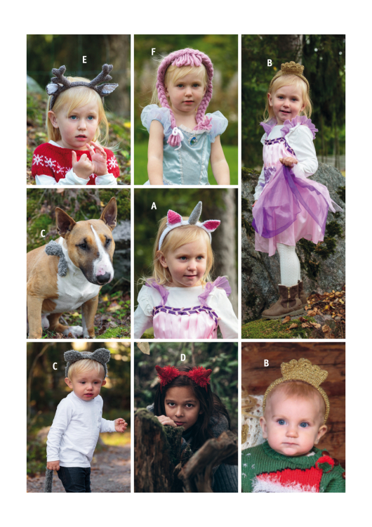 Roliga diadem till maskeraden