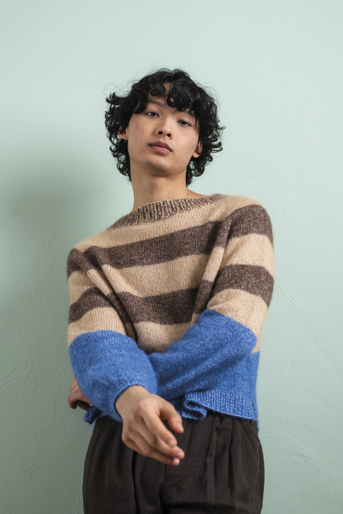 Varzo – tröja med blockränder 