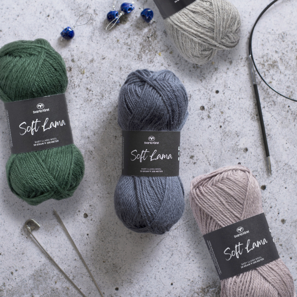 Soft Lama - ullgarn från Svarta Fåret | Eddna SE