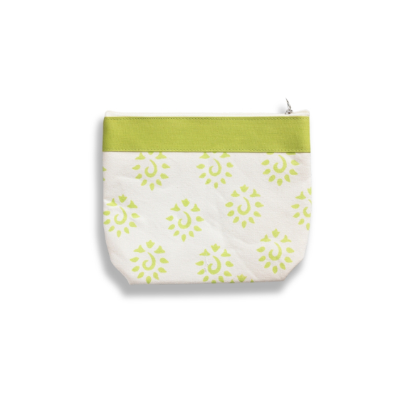 Väska med dragkedja - XL grön