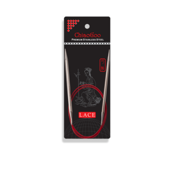 ChiaoGoo SS Red Lace rundstickor