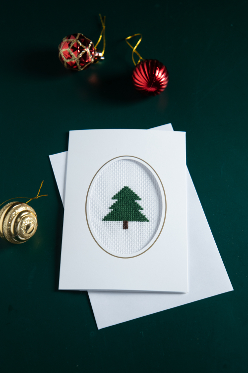 Julkort med julgran | Eddna SE