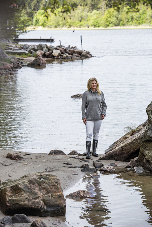 Kängurutröja – damtröja med ficka