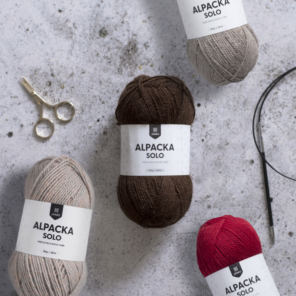 Alpacka solo - Ullgarn