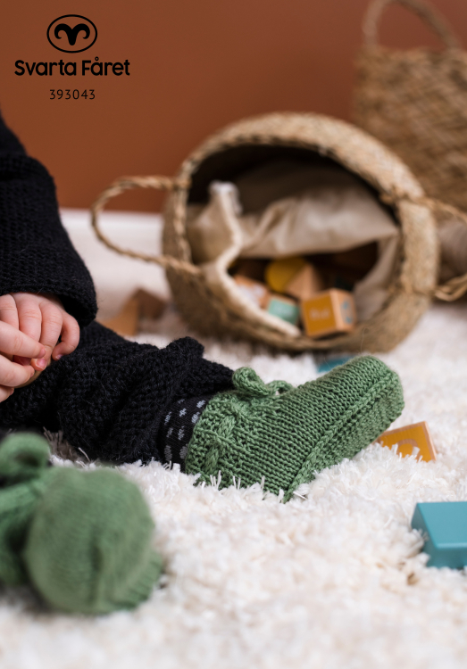 Mönster - Alba –'- stickade babytossor | Eddna SE