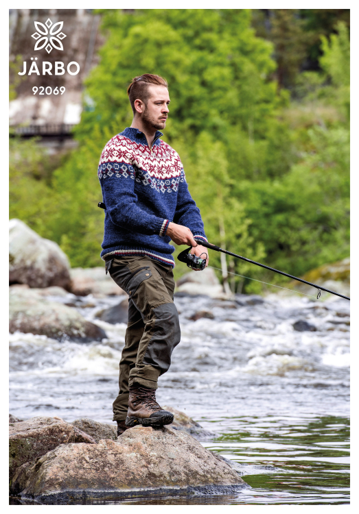 Patriks mönsterstickade sporttröja