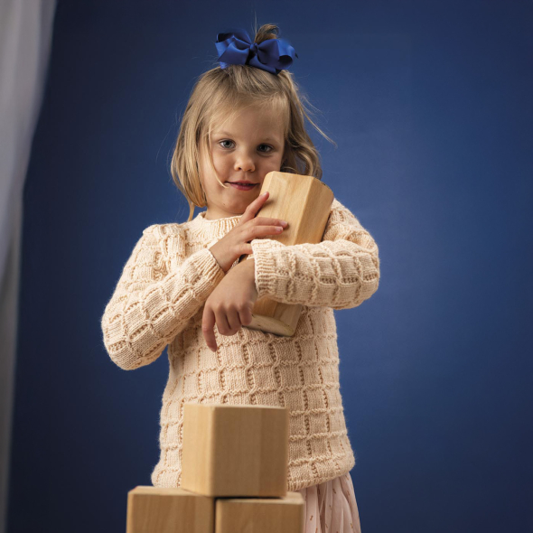 Girona – Stickad barntröja