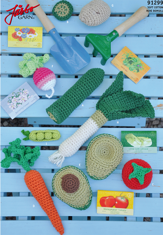 Skördetid i trädgården - amigurumi