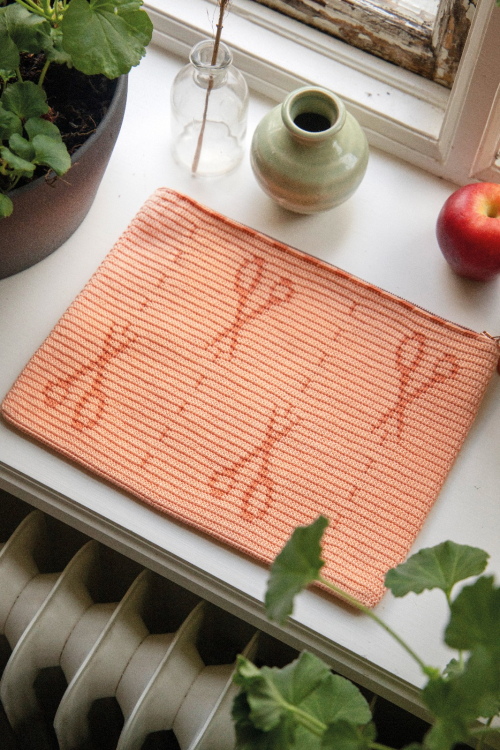 Stora saxaren - virkad väska