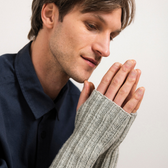 Mönster - Leeds stickade halvvantar - Dam - Herr | Eddna SE