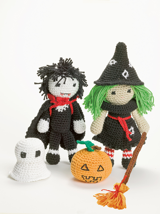 Spöklika små halloweendockor