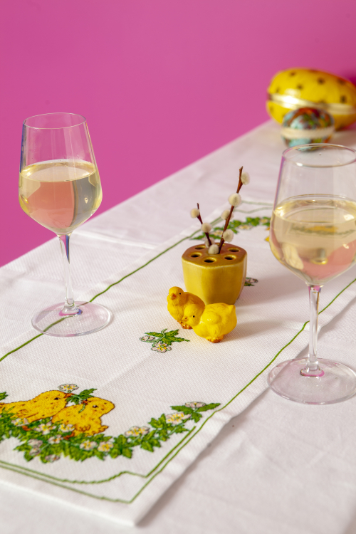 Broderikit syskonkärlek - löpare | Eddna SE