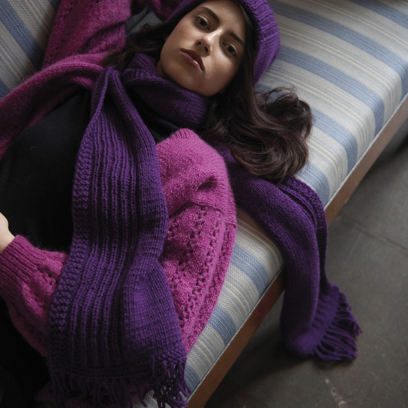 Regi - stickad halsduk