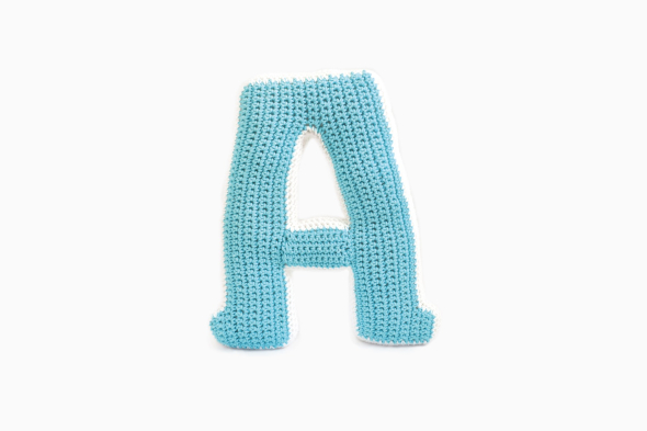 Virkade bokstäver - amigurumi
