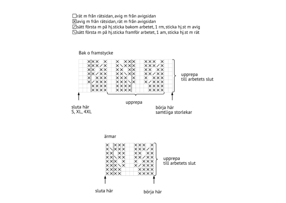 Damtröja med struktur 