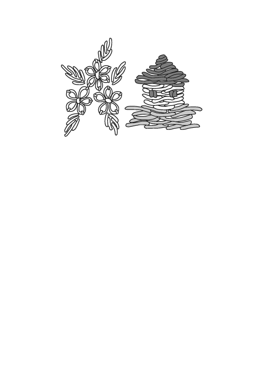 Mössa och vantar med broderi