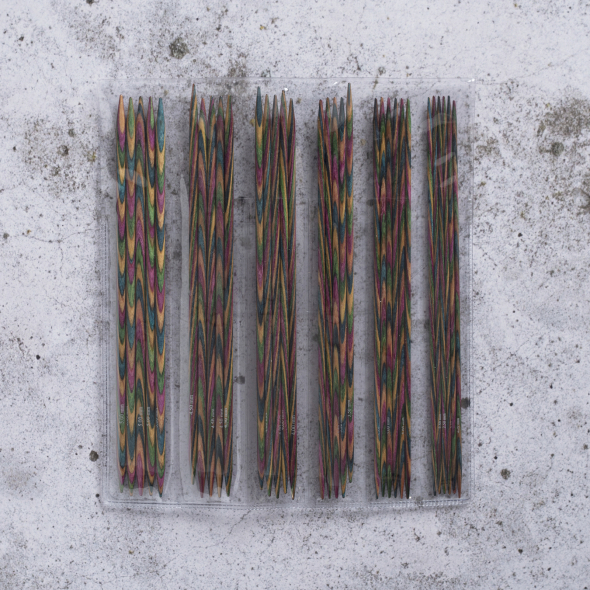 KnitPro Symfonie - Set med strumpstickor (5 st, 15 cm) 