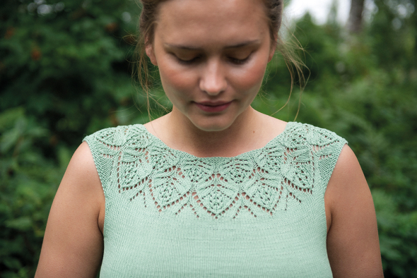 Humle – linne med hålmönster