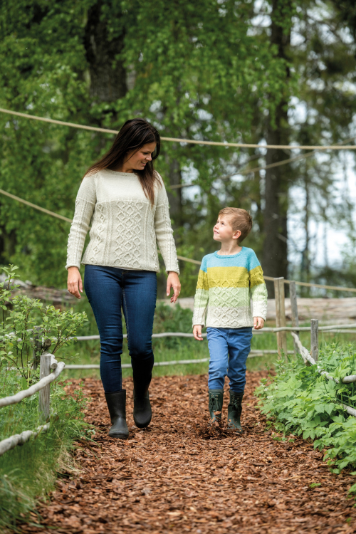 Mollys twist - raglantröja med flätor