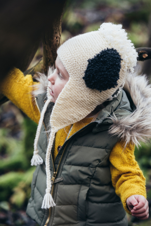 Olika djurmössor till barn