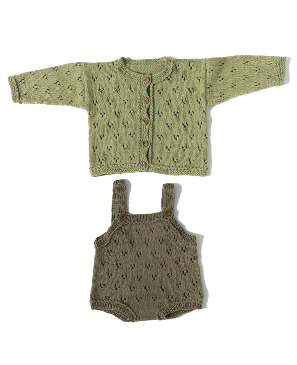 Babyset - kofta, byxa och filt