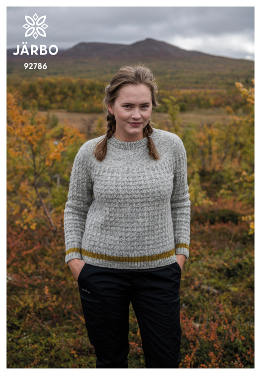 Mönster - Glaciär - stickad oktröja - Dam | Eddna SE