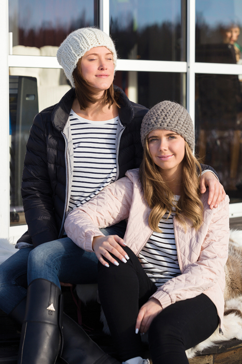 Stickat och virkat för huvud och hals