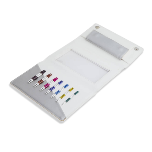 KnitPro Smartstix Deluxe - Set med ändstickor (7 par, 10 cm)