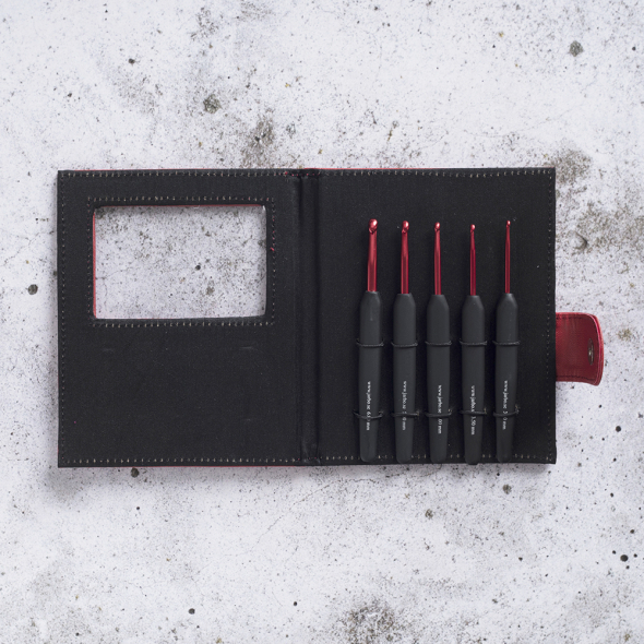 Järbo Röd - Set med virknålar (5 st)