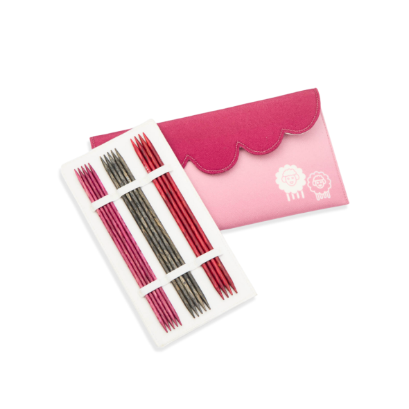 KnitPro Dreamz Starter - Set med strumpstickor (5 st, 15 cm)