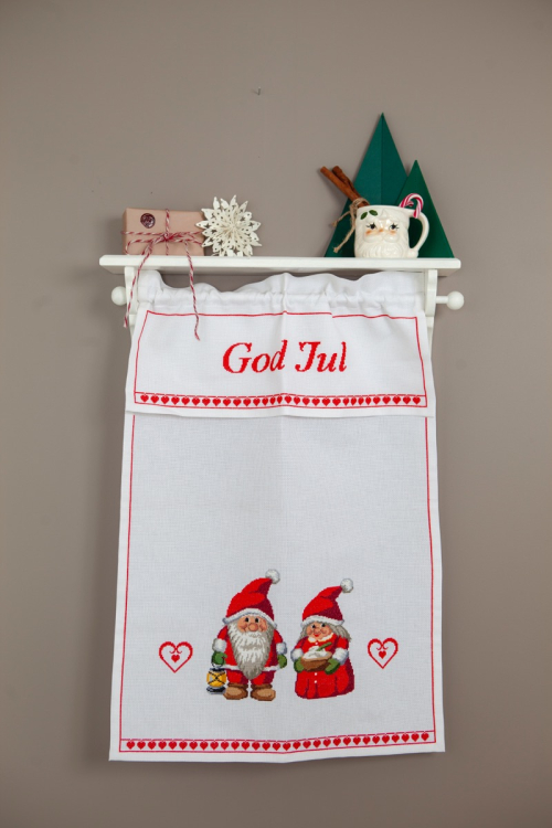 Tomtemor och tomtefar - paradhandduk | Eddna SE