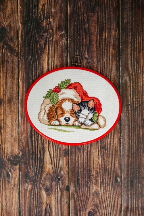 Broderikit söta julvänner - flexitavla | Eddna SE