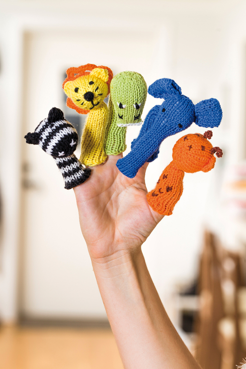 Djungel - fingerdockor