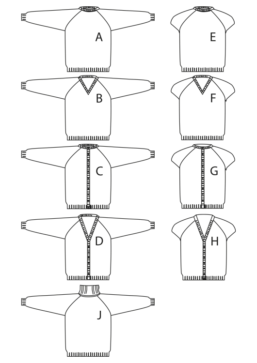 Basmodell med raglan till dam