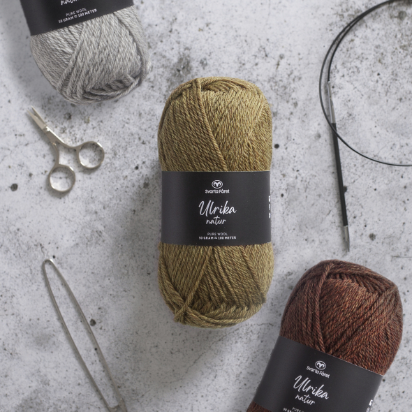 Ulrika Natur - ullgarn från Svarta Fåret | Eddna SE